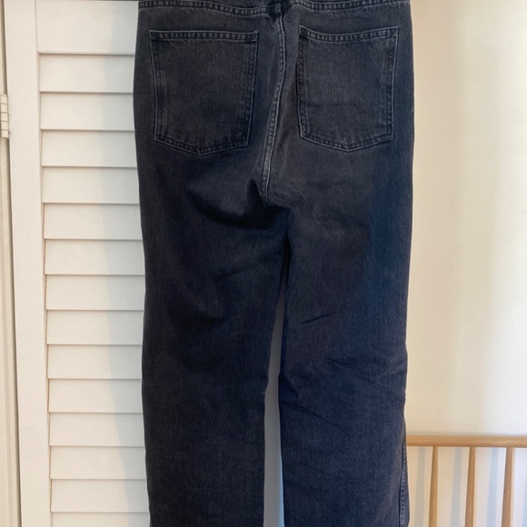 B Sides Plein High Straight Jean in Stil Black sz 28 - Picture 5 of 7